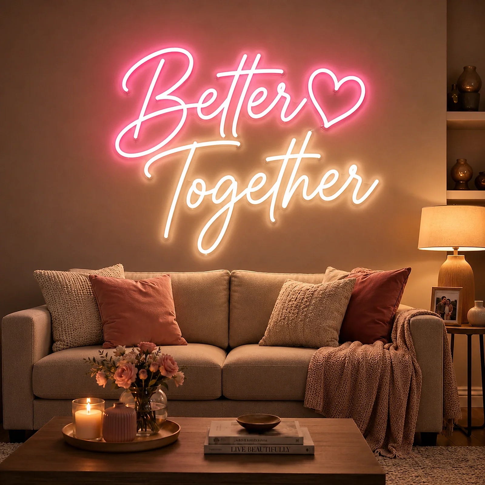 Better Together Bedroom Neon Sign