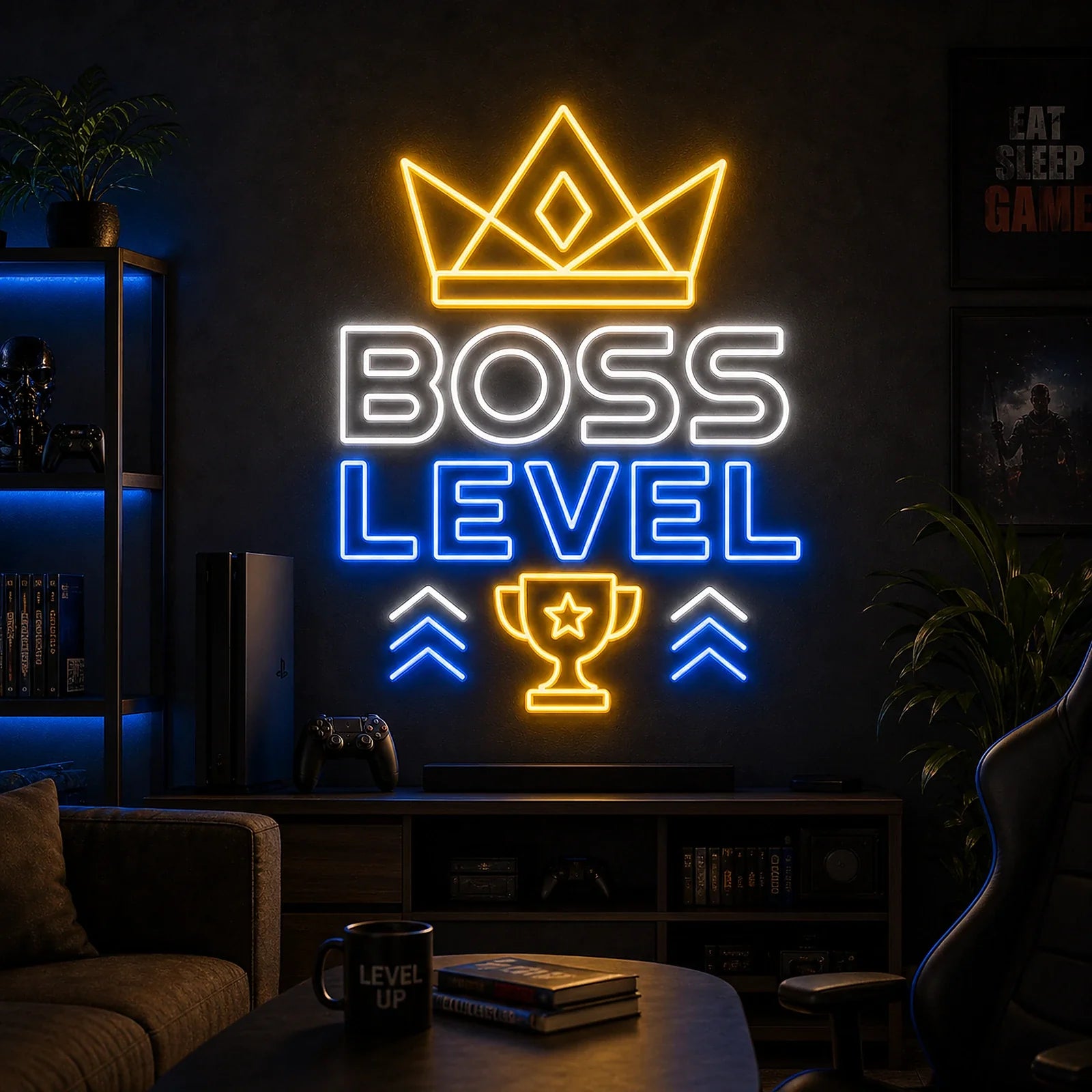 Boss Level LED Neon Sign