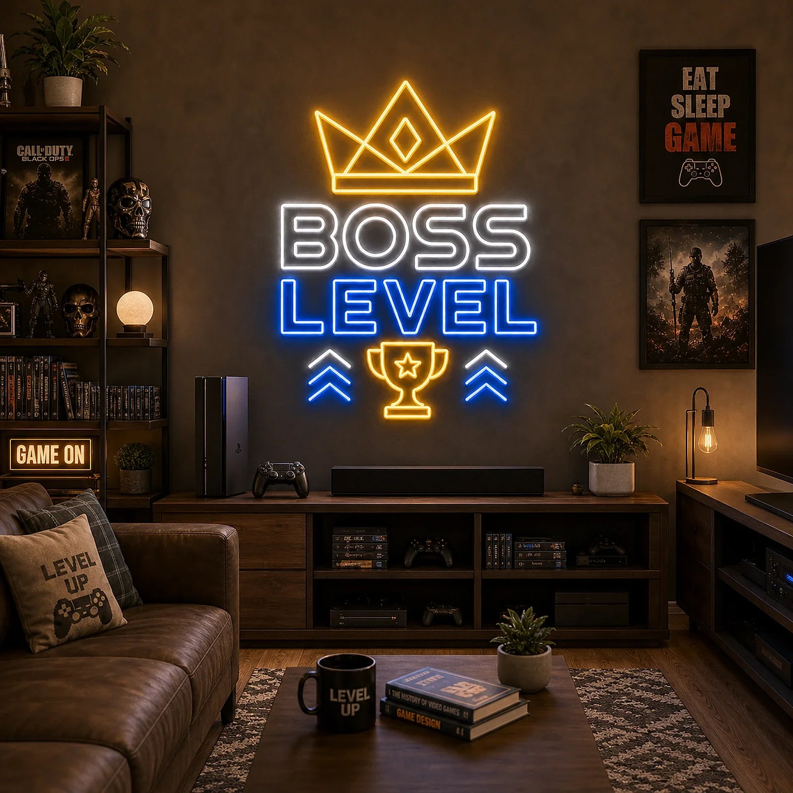 Boss Level LED Neon Sign
