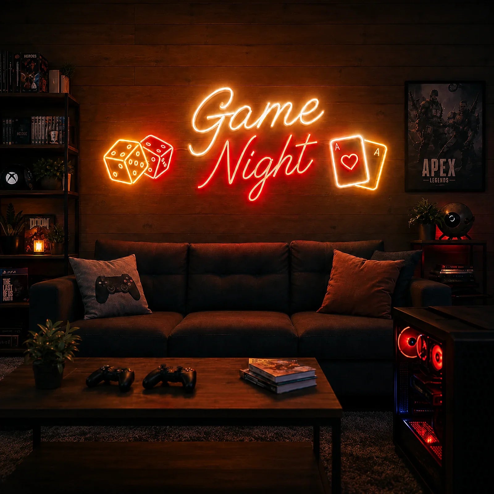 Game Night LED Neon Sign