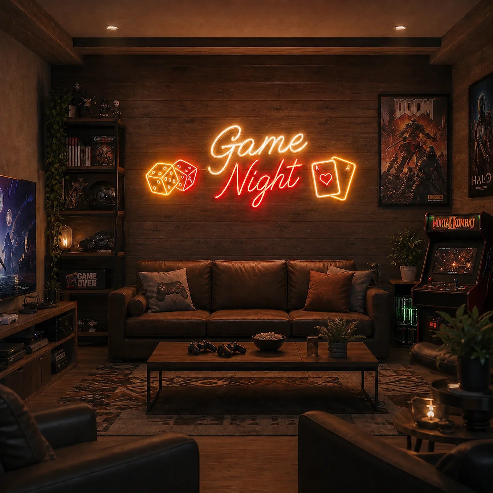 Game Night LED Neon Sign