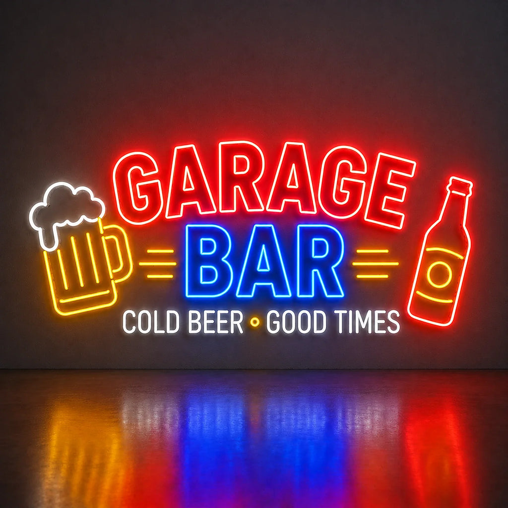 Garage Bar Neon Sign