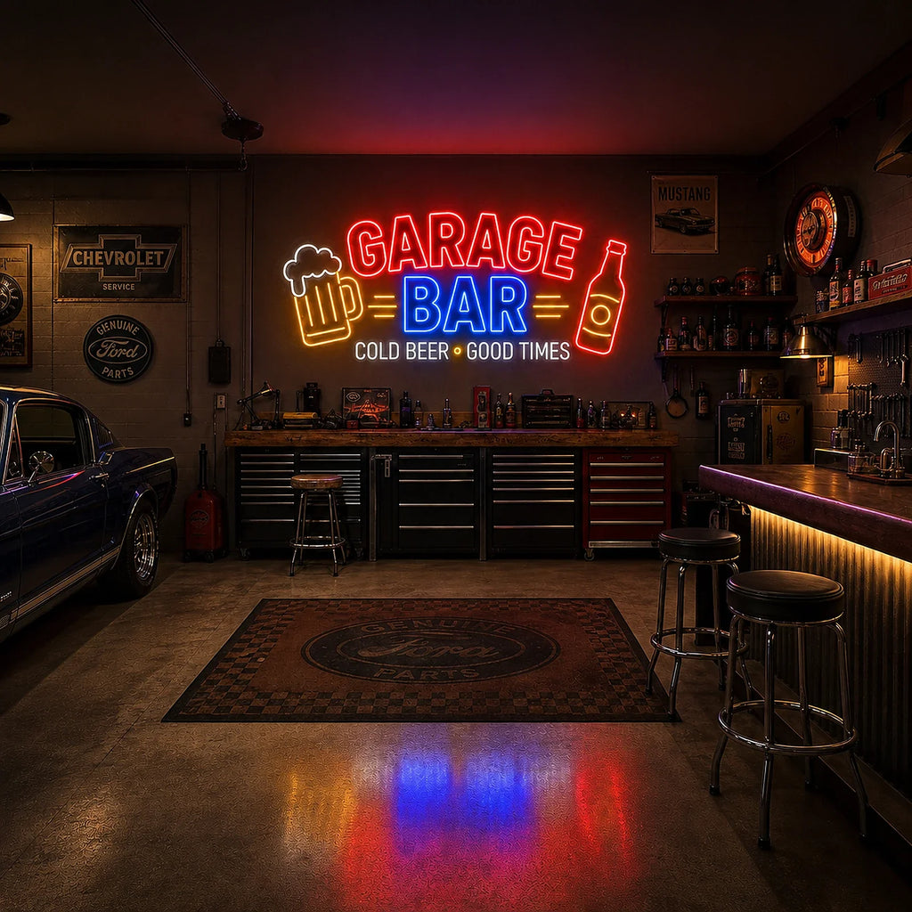 Garage Bar Neon Sign