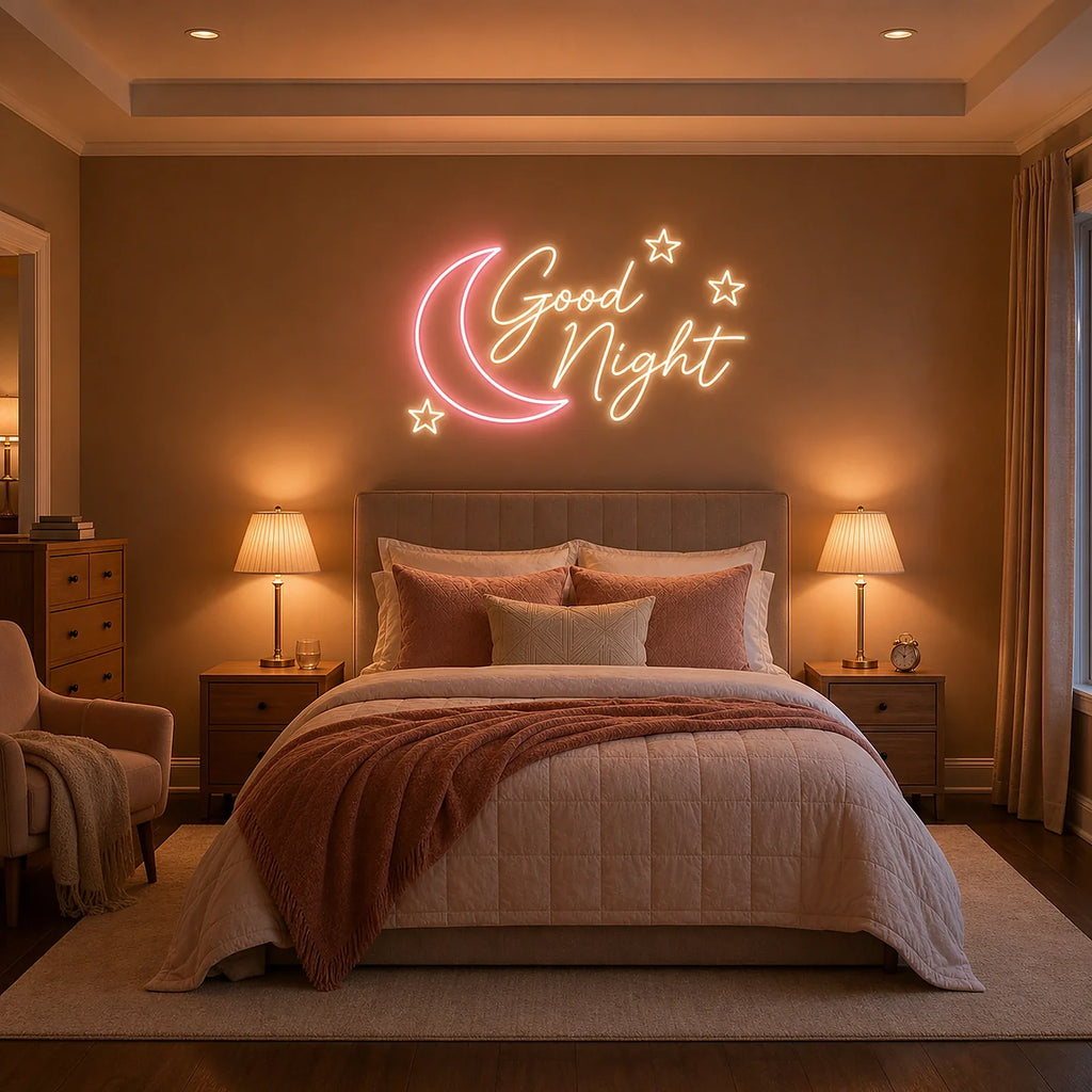 Good Night Bedroom Neon Sign