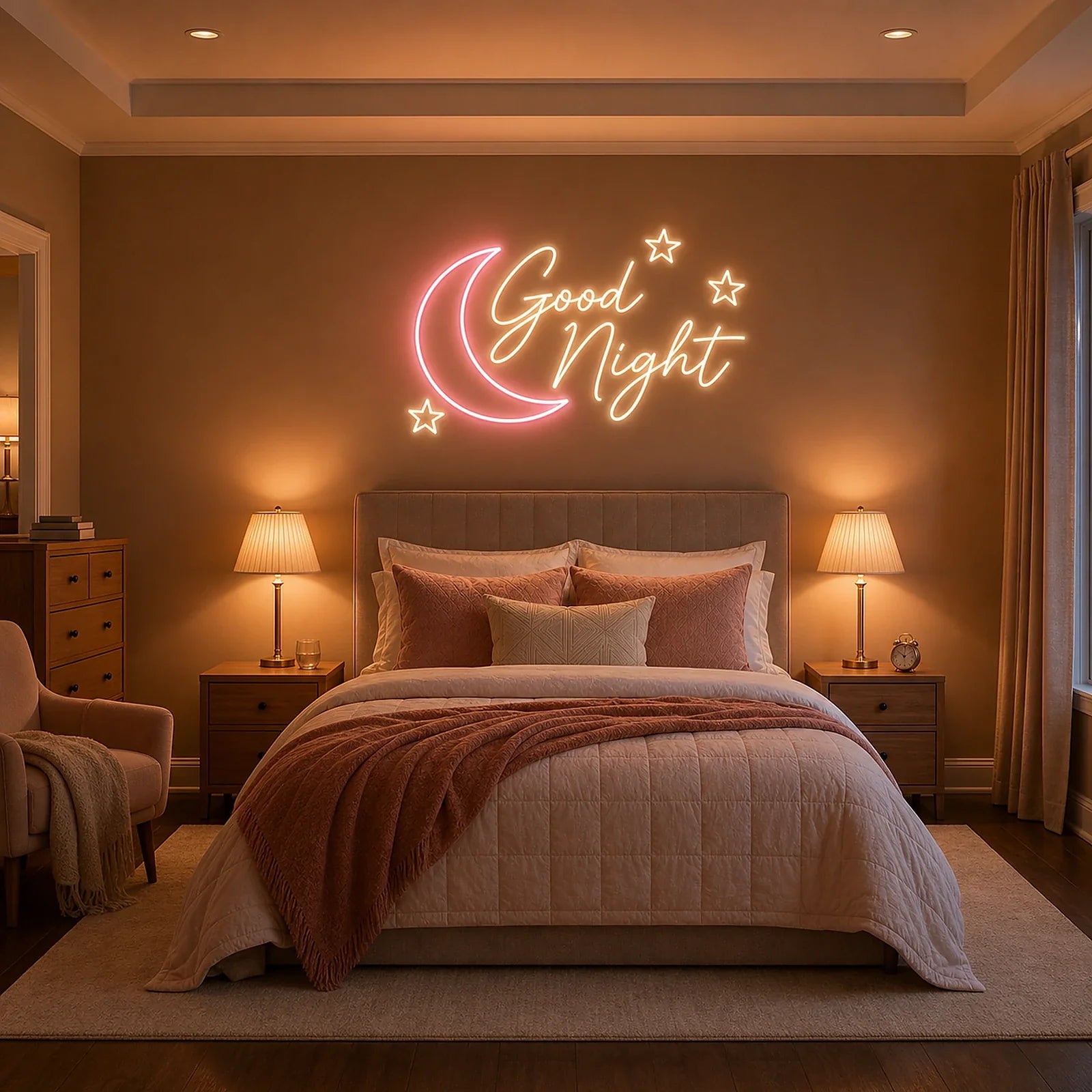 Good Night Bedroom Neon Sign