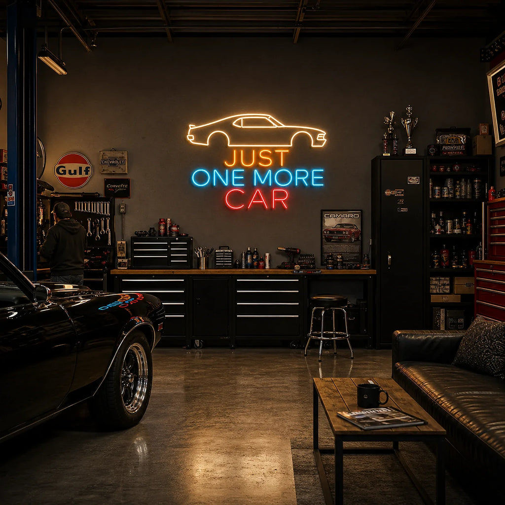 Just One More Car Neon Sign
