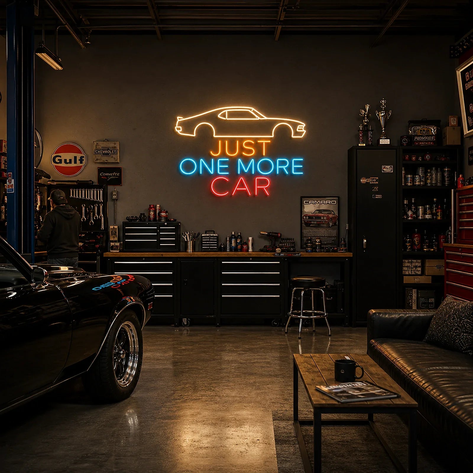 Just One More Car Neon Sign