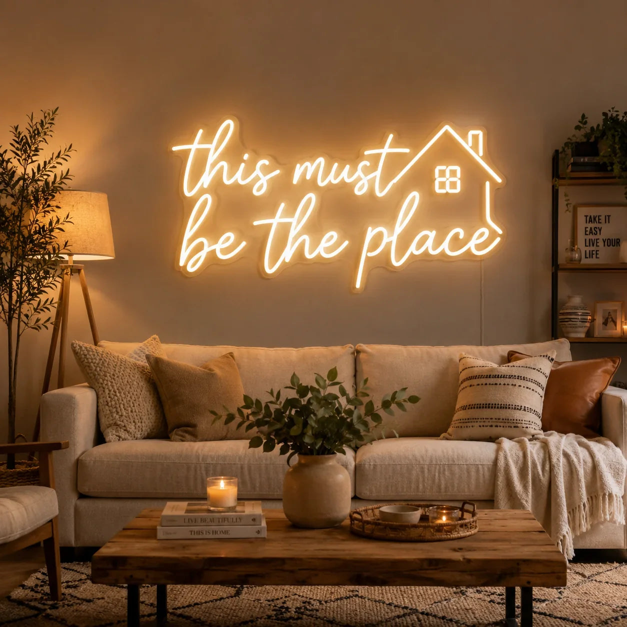 This Must Be The Place LED Neon Sign